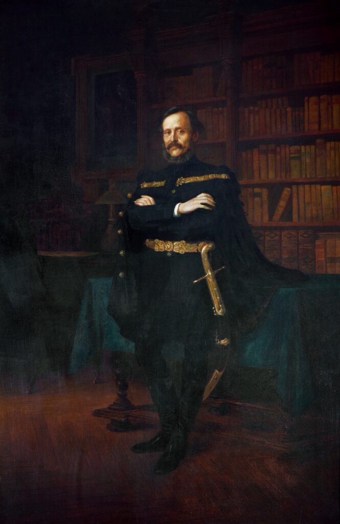 Báró Eötvös József akadémikus, közoktatásügyi miniszter törvénye a kötelező elemi oktatásról